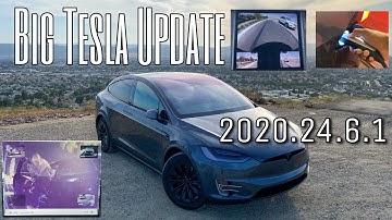 Huge Tesla Software Update 2020.24.6.1 -Cameras, Home Unlock, FSD through Green Lights, and More