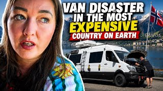Van Engine Disaster in the MOST Expensive Country on Earth! 