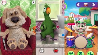 Cats Dogs and Parrots Singing and Drumming