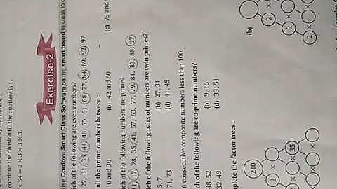 Maths Grade 5 | Chapter 6 Factors and Multiples | Exercise 2 Solution Part 1