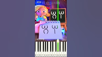 Drawing with Baby Delight - POPPY PLAYTIME 3 @AustrianOfficial - Piano Tutorial