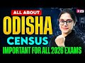 Odisha GK 2026 | Odisha Census For OSSC CGL, RI ARI AMIN 2026 By Sai Mam