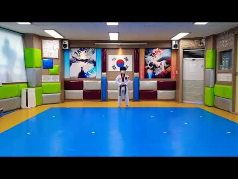 강철태권도/초등부/음악품새/박효린/태극5장