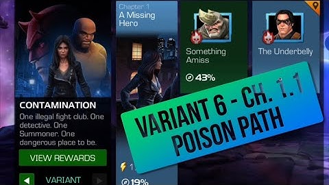 Variant #6 Ch.1.1 - vs Annihilus, Ultron, Storm PX, Wasp, Masacre, Iceman, Rhino | Poison | MCOC