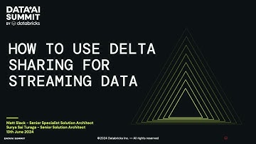How to Use Delta Sharing for Streaming Data