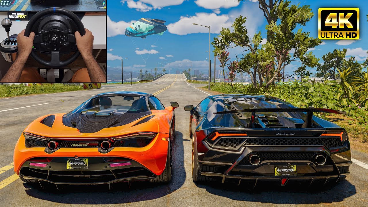 McLaren 720s & Lamborghini Huracan Performante | The Crew Motorfest | Thrustmaster T300RS Gameplay