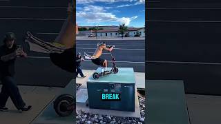 This Guy Broke An Electrical Box With His Bike 😳😳