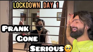 Prank On Wife Gone Serious ,  | LockDown Day 1 |