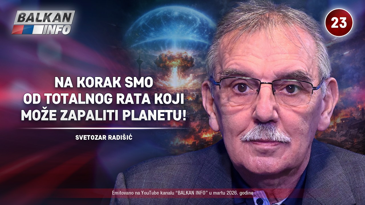 INTERVJU: Svetozar Radišić – Na korak smo od totalnog rata koji može zapaliti planetu! (8.3.2026)