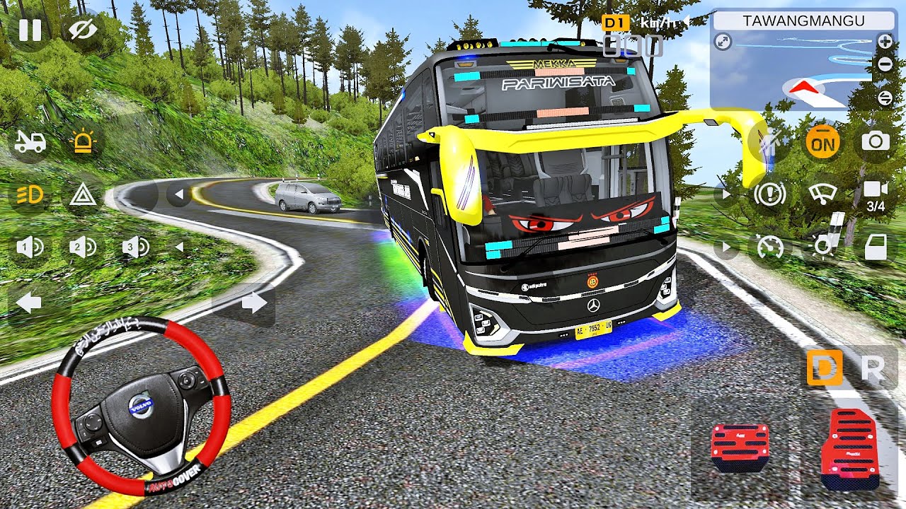 Bus Mekka Agam Tungga Jaya Update 36 Not 42 Corong Perjalanan Melewati Tawangmangu