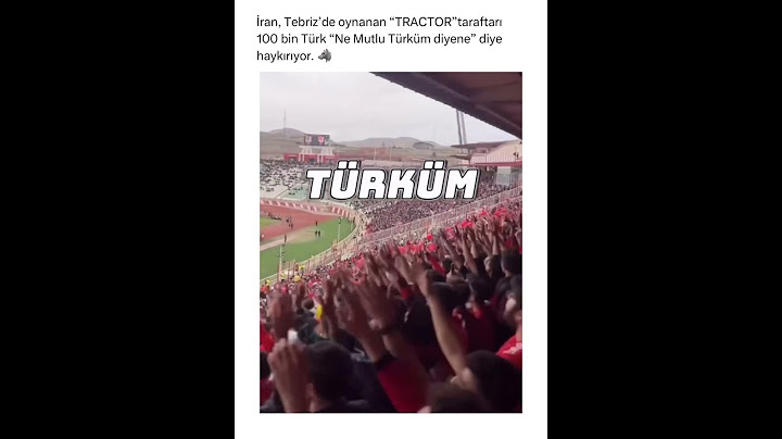 İran Tebriz’de TRACTOR Futbol Kulübü Taraftarları “Ne Mutlu Türküm Diyene” Bağırıyor #tractor #iran