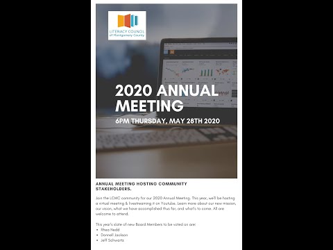 LCMC Annual Meeting 2020 (Edited version)