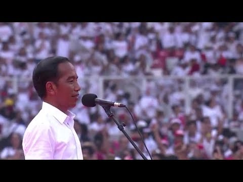 Orasi PRESIDEN JOKO WIDODO Di Konser PUTIH BERSATU JOKOWI-MA'RUF DI GBK, 13 April 2019