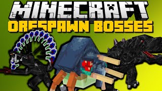 Minecraft Orespawn Boss Fight Bosses, King Dragons & More Ep 2 - Mod Showcase