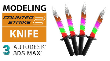 3D Modeling Counter Strike 2 Knife in Autodesk 3ds Max | Tutorials