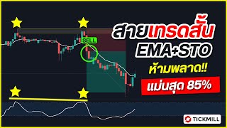 🔴 Forex แม่น 85% ! สายเทรดสั้น EMA+STO ห้ามพลาด (พร้อมผล Backtest)