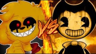 Video thumbnail of "MIKECRACK EXE VS BENDY  BATALLAS LEGENDARIAS DEL RAP  Kaimusicrap Ft IsuRmx  Prod  Hollywood Legends"