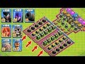 Who Can Survive This Difficult Trap on COC? Trap VS Troops #35 perangkap vs pasukan