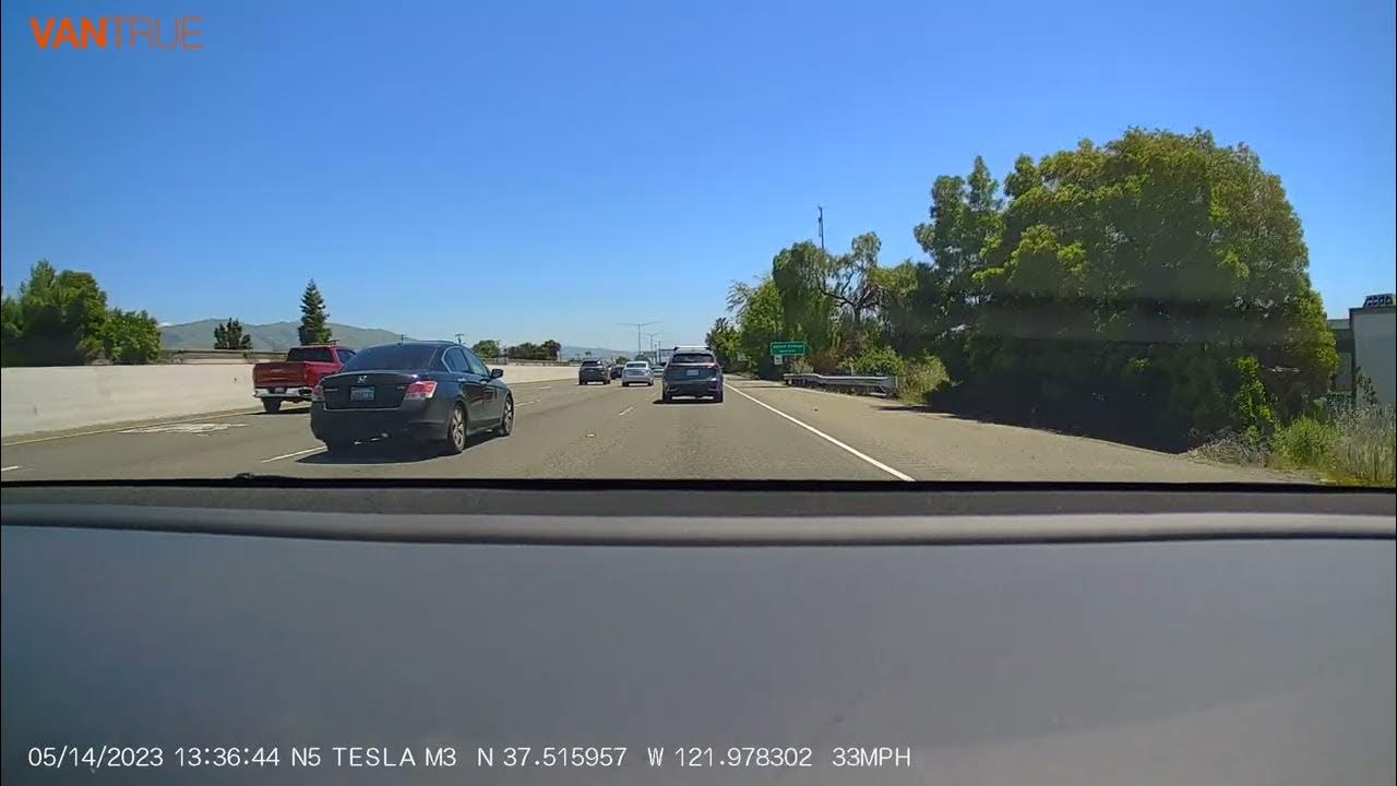 Vantrue N5 (Nexus 5) Dash Cam Highway Driving Front Camera YouTube