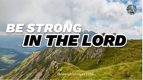 Be Strong in the Lord (Lyrics) #gospelmusic #hymns