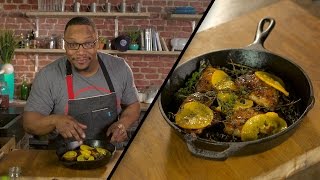 Skillet Chicken w/ Candied Orange | Marcus Meacham