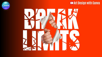 3D Typography Tshirt Design Canva Tutorial