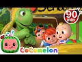 Wheels on the bus baby  shark  more popular kids songs  animals cartoons for kids funny cartoons