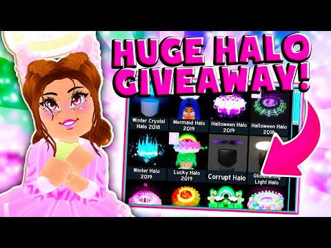 Huge Halo Giveaway Giving Away 2 Halos Of Your Choice In Roblox Royale High School