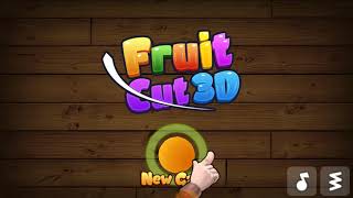 FRUIT CUT 3D game (gameplay) by ANDROID GAMER 🎮 screenshot 4