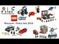 All Lego City Museum Break-In / Police Sets 2013 - Lego Speed Build Review