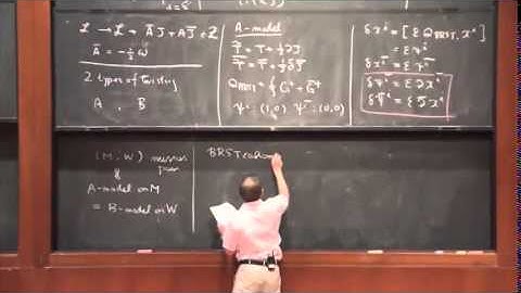 Hirosi Ooguri - Topological String Theory I