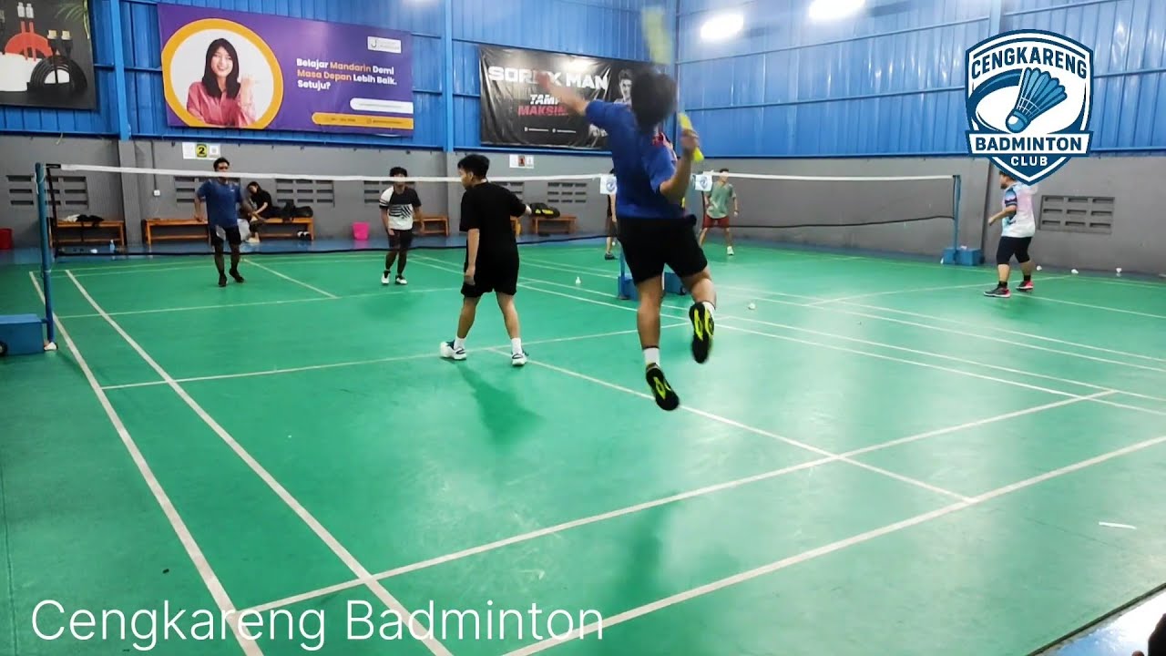 PARTAI EKSIBISI JAWARA BADMINTON HALL - TEGUH/JUNDI 🆚 ARDI/ALDI