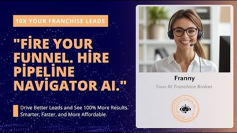 🚀 Revolutionize Franchise Development with AI | Meet Your New Sales Assistant! 🤖