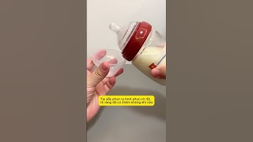 Phương pháp xả khí đúng cho bình sữa! Ngăn ngừa đầy hơi hiệu quả! #videoshort  #xh #fyp #viral #tips