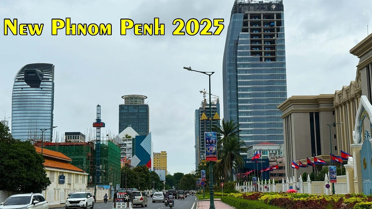 New Look Phnom Penh City 2025 🏙️  Amazing Skyscrapers Rising in Cambodia’s Capital