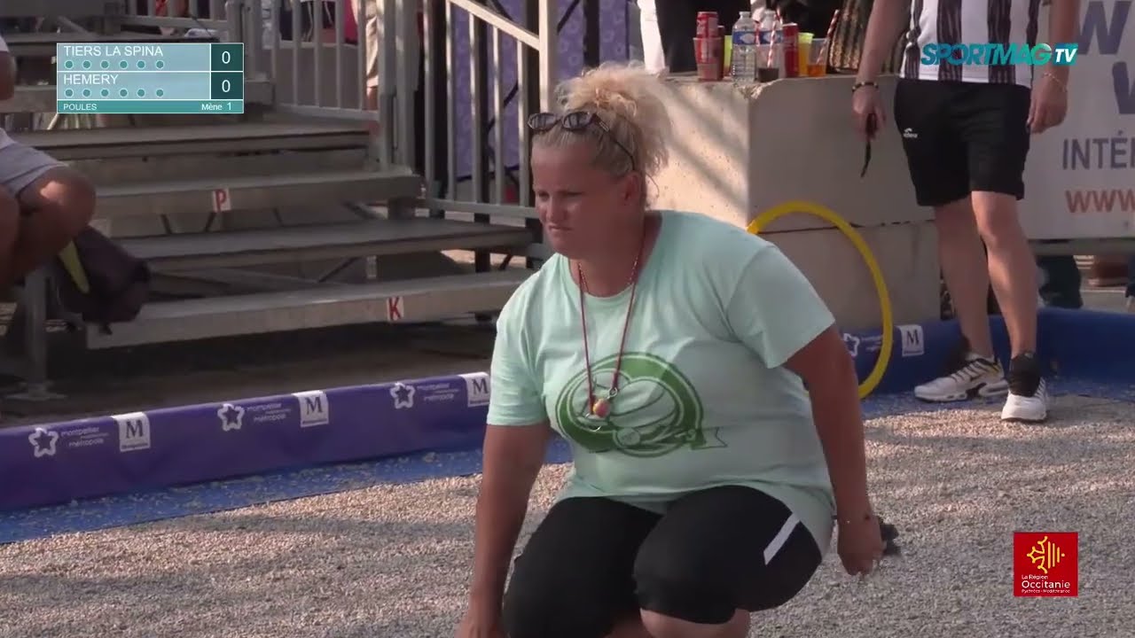 Miniature : Pétanque : Tiers La Spina / Hemery (Mondial Montpellier 3M)