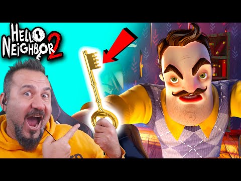 HELLO NEIGHBOR 2 KAZIM USTA 'NIN SAKLADIĞI ANAHTAR ! | HELLO NEIGHBOR 2 OYNUYORUZ 7. bölüm