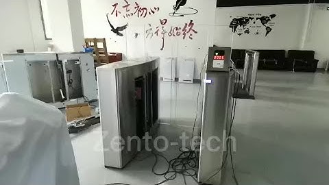 High Quality Auto Access Control Full Heingh Sliding Barrier Turnstile Gate Security Equipment
