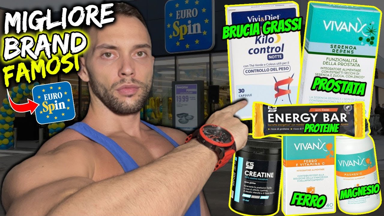 Integratori EUROSPIN 👉🏻i NUOVI INTEGRATORI sono MIGLIORI di BRAND FAMOSI in Italia 🇮🇹😂