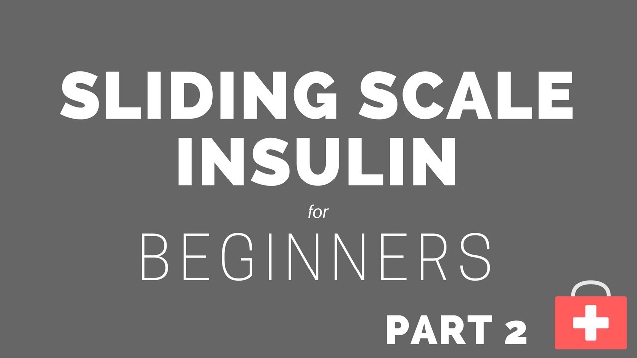 Sliding Scale Insulin Chart Dosage