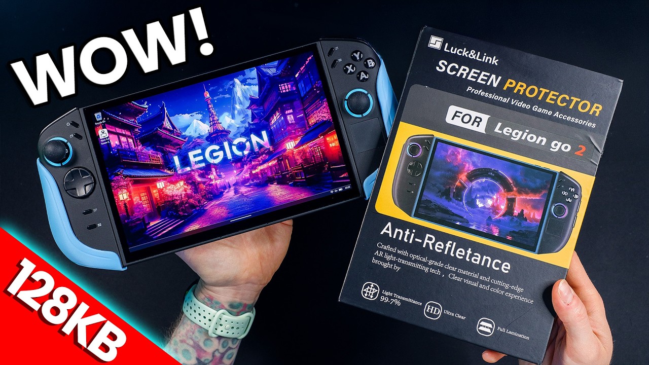 Legion Go 2's AR Screen Protector IS INCREDIBLE!