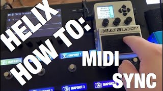 Helix How To: Beatbuddy Midi Clock Sync