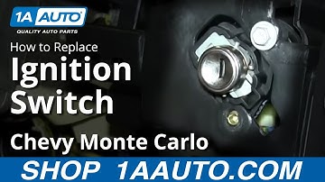 How To Replace Install Ignition Switch 00-05 Chevy Monte Carlo