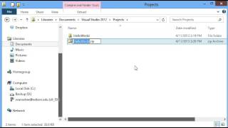 Visual Studio Project File and Folder Management
