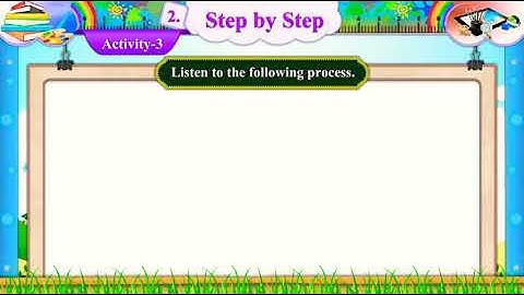 Std 7 English Unit 2 Activity 3 Sem 2