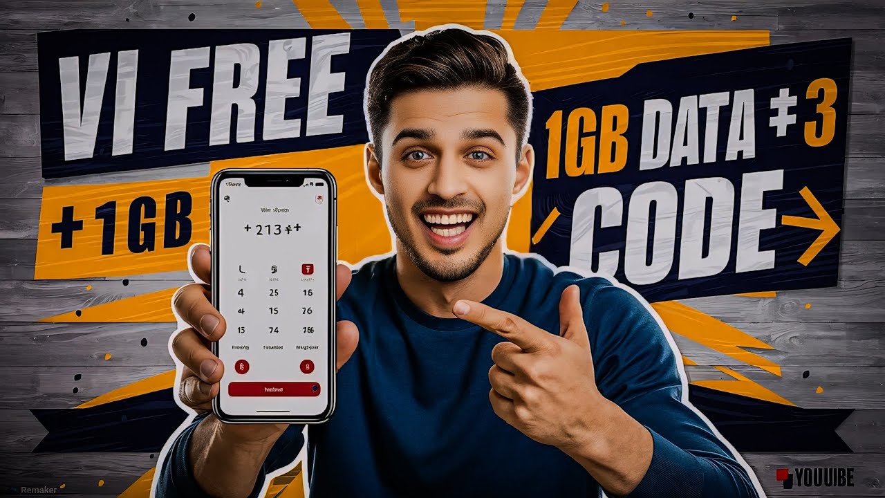 🔥Vi free data | vi free data 2024 | vi me 1gb data free kaise le | vi ...