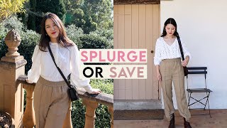 What to Splurge \& Save On | Wardrobe Staples for Spring\/Autumn