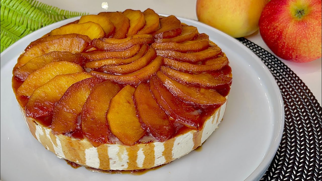 без ДУХОВКИ‼️ Знаменитый Яблочный ТОРТ🍏, который сводит мир с ума! 🤩