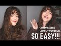 WAVY HAIRCUT TUTORIAL - DIY AT HOME