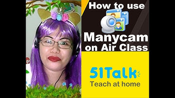 How to use Manycam on Air Class in 51talk I JAMS CREATIVE WORKS